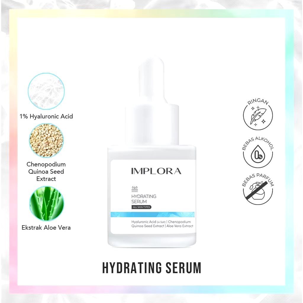 HYDRATING SERUM IMPLORA 20ML (ALL SKIN TYPES)