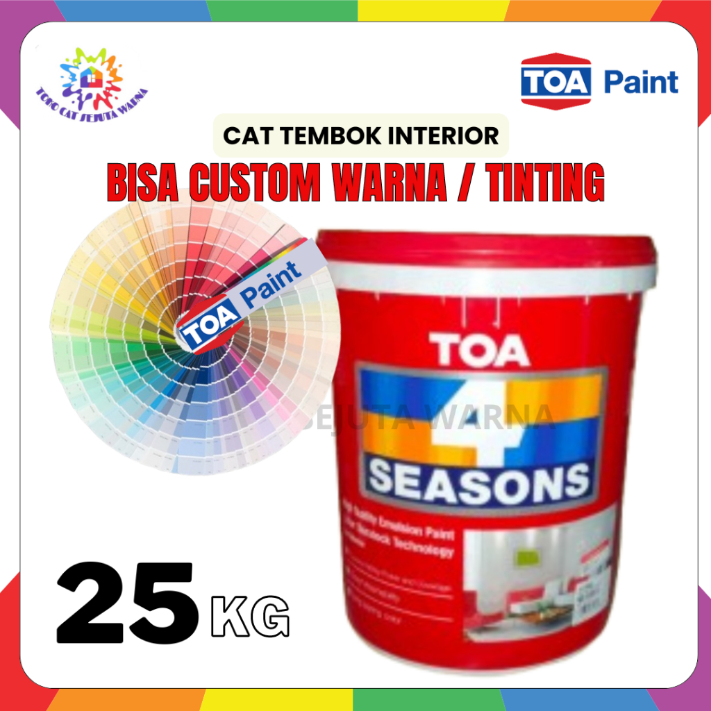 CAT TEMBOK TOA 4 Seasons Interior 25 KG