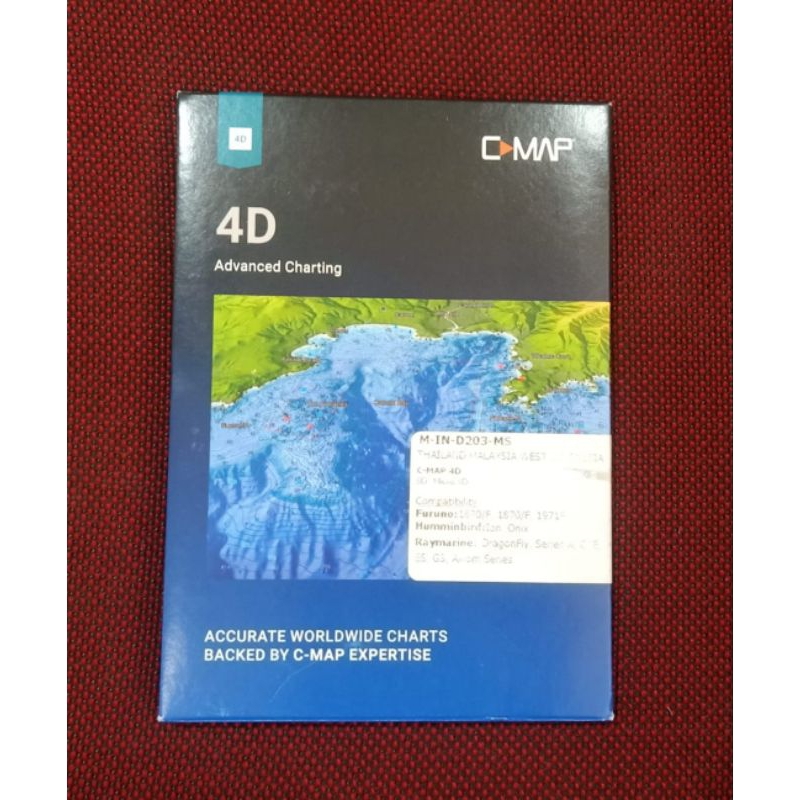 Peta Laut CMap 4D Indonesia Barat Untuk GP-1670F/1870F/1871F