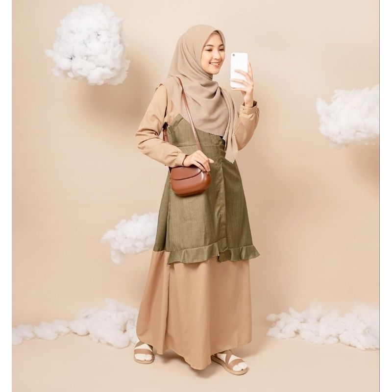 preloved gamis carmell dress jilbrave size m