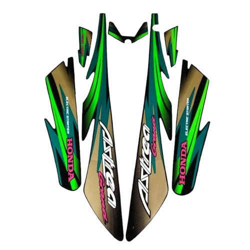 Stiker Striping Motor Astrea Grand 97 Original | Sticker Lis Body Standar | Termurah Dan Berkualitas