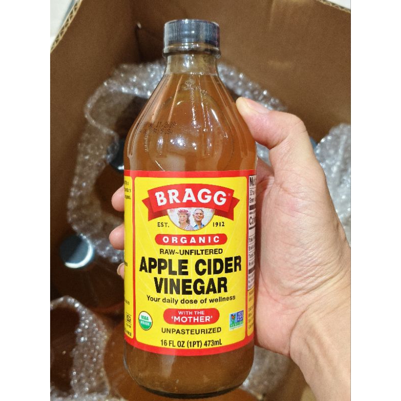 

Bragg Appel Cider vinegar organic 473ml / 946ml cuka apel cider vinegar original with the mother