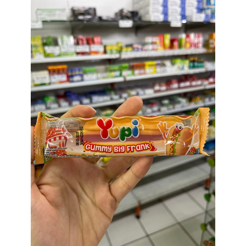 

yupi gummy big frank 32g - yupi hotdog