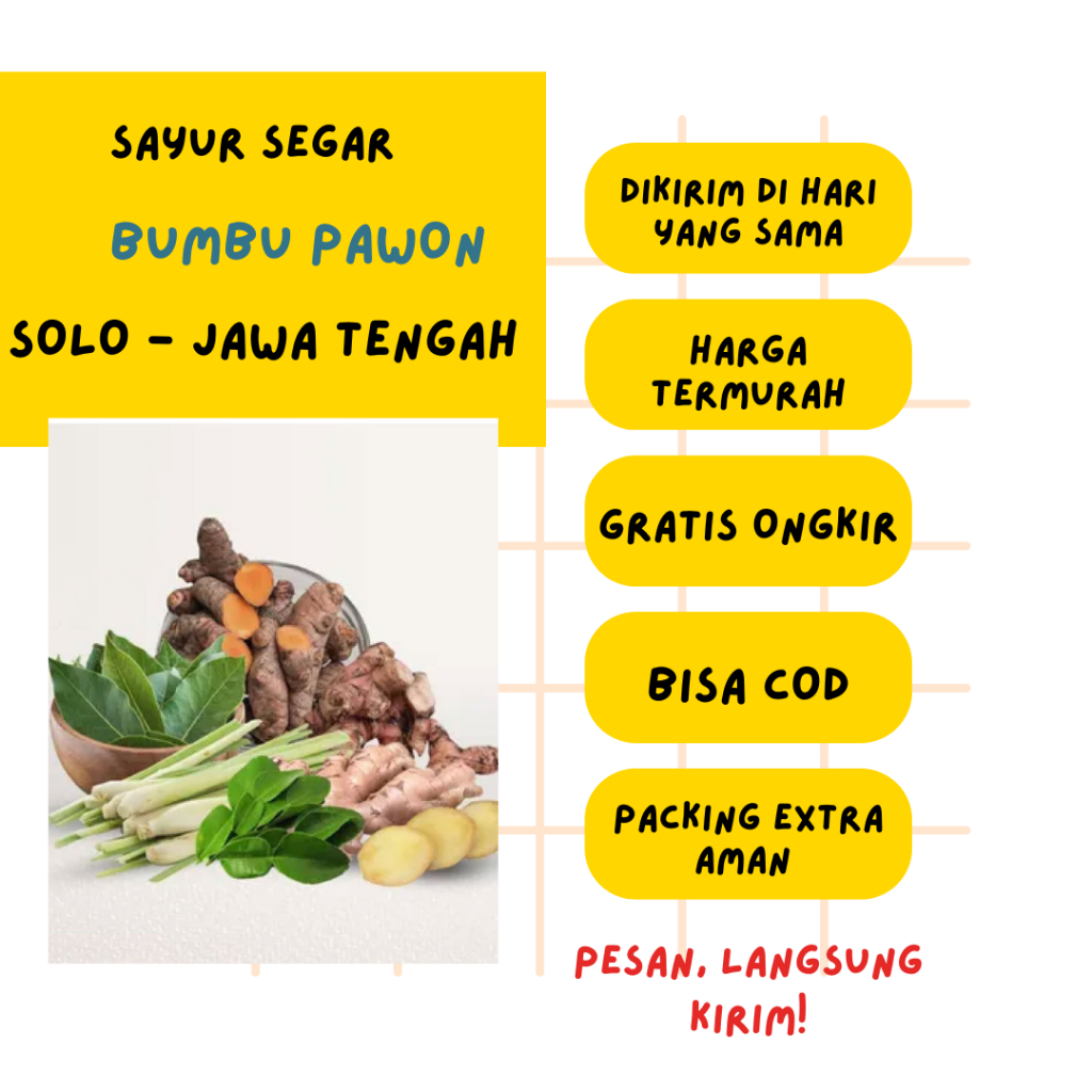 

Paket Bumbu Pawon Surakarta | Bumbu Masak | Fresh Food