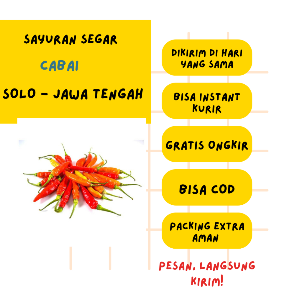 

Cabai Rawit Segar Solo - Pedas Nendang, Kualitas Terjamin | Fresh Food