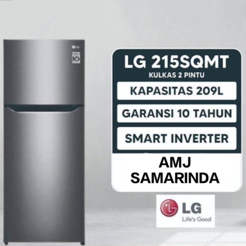 kulkas 2 pintu LG GN-B215 SQMT (kapasitas 209 Lt)
