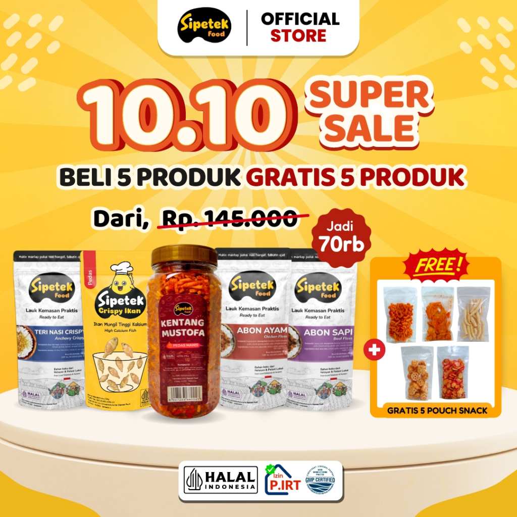 

[10.10 SUPER SALE] BELI 5 PRODUK FREE 5 PRODUK POUCH