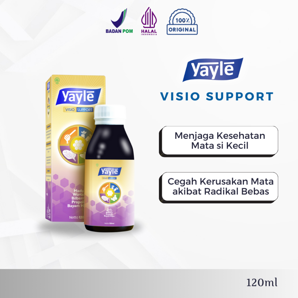 Yayle Visio 120ml Vitamin Untuk Menjaga Kesehatan Mata