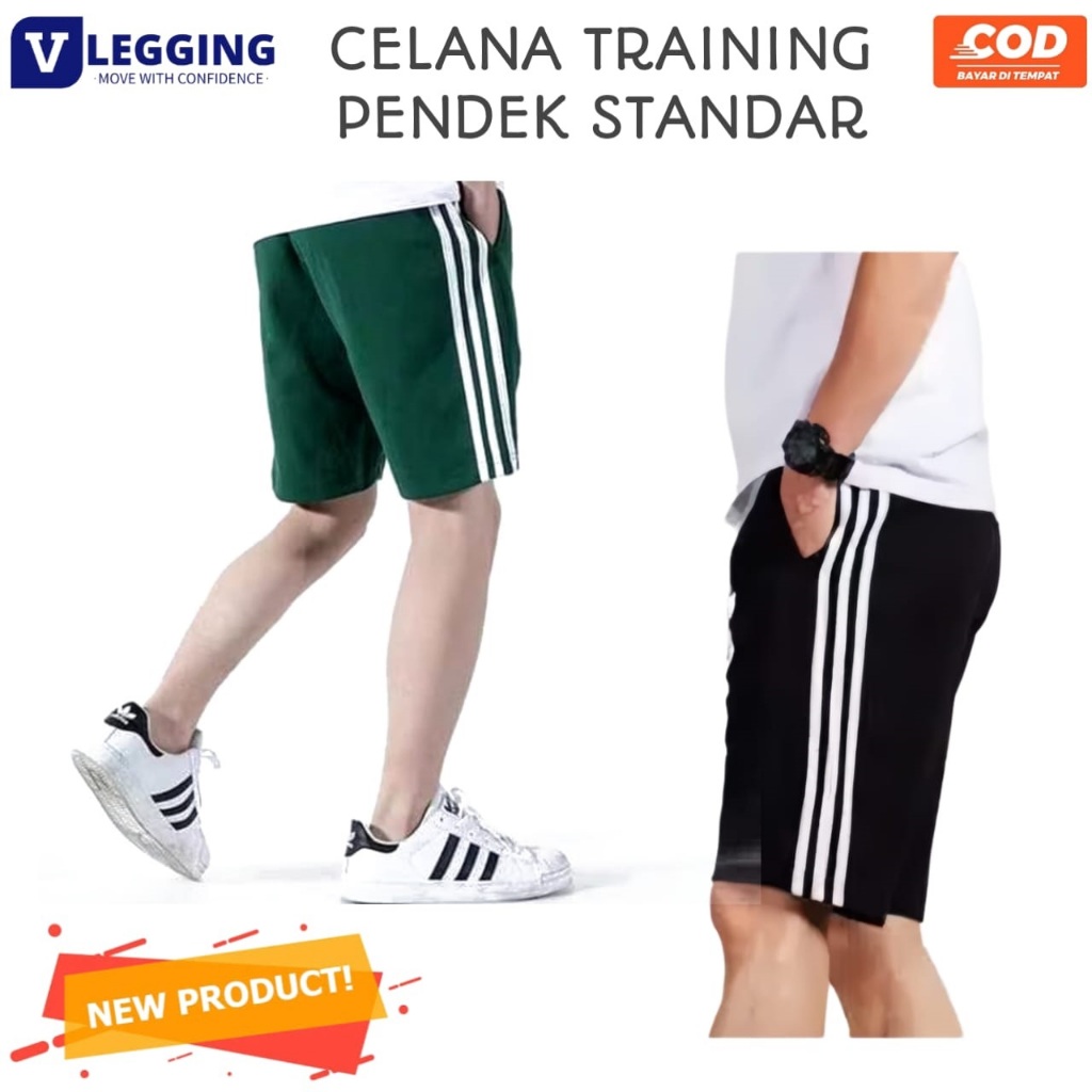CELANA TRAINING PENDEK STARNDAR | CELANA PENDEK COWOK | CELANA KOLOR PENDEK MURAH - VLEGGING