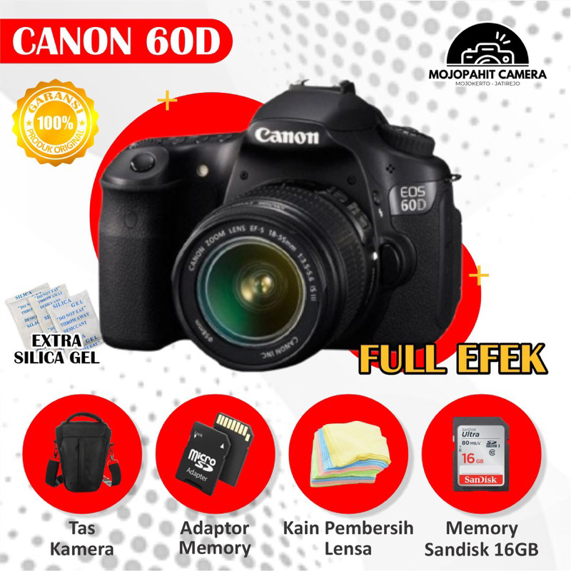 CANON EOS 60D SECOND NORMAL BERGARANSI