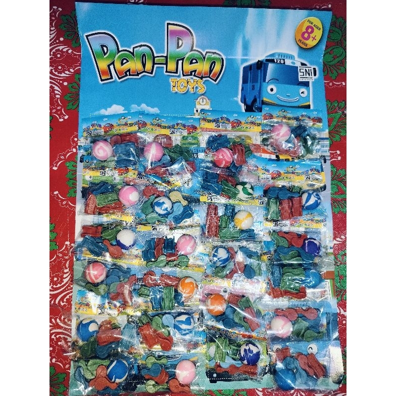 20 Set Bola Bekel dan Biji Bekel Lembaran