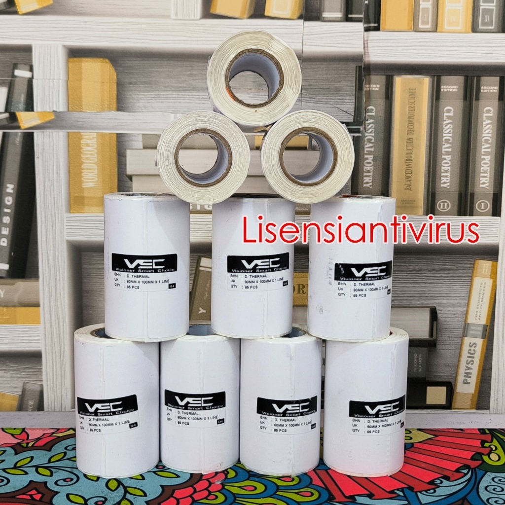 

VSC LABEL THERMAL STIKER 80 x 100 mm STICKER DIRECT THERMAL 80x100