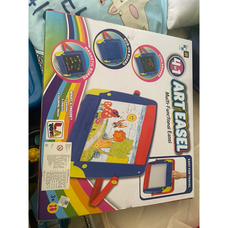 

Mainan Edukasi Anak Learning Easel 3 In 1 Papan Tulis Magnet Black Board