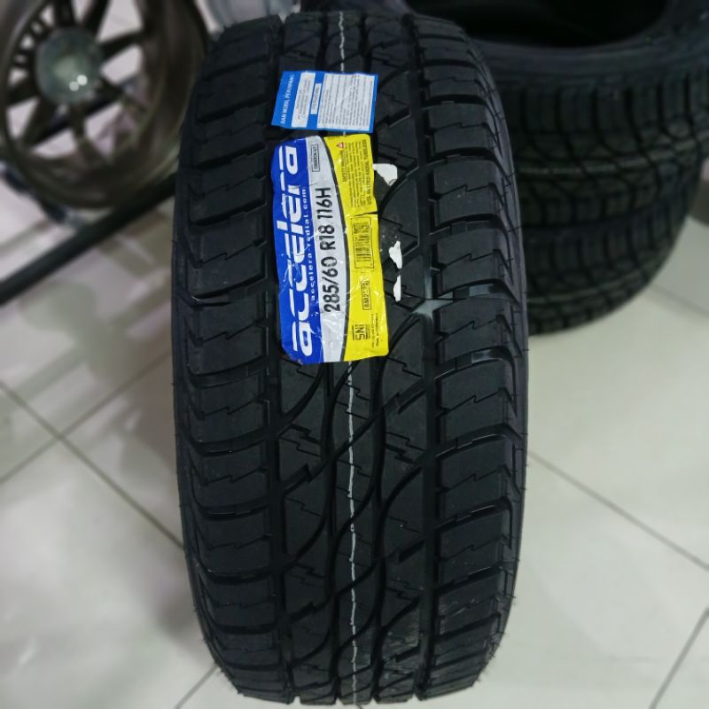 Ban mobil standard bawaan pajero fortuner semi kasar 265 60 r18 Accelera omikcron at