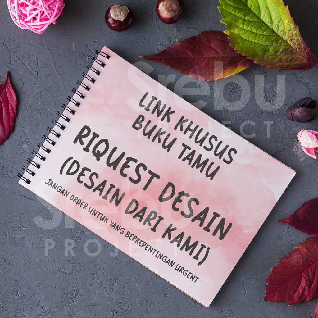 

Buku Tamu custom desain HARDCOVER (DESAIN DIBUATKAN DARI KAMI)