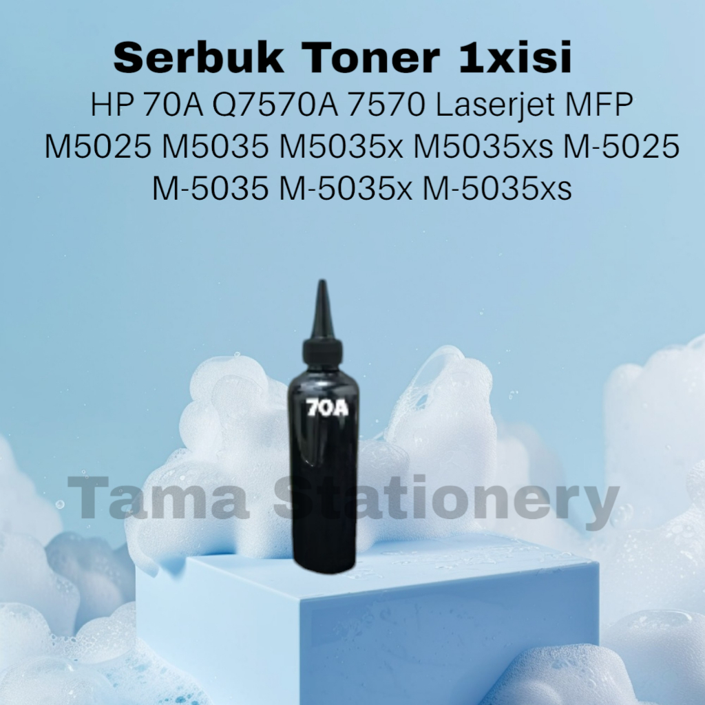 Serbuk Toner HP 70A Q7570A 7570 Laserjet MFP M5025 M5035 M5035x M5035xs M-5025 M-5035 M-5035x M-5035