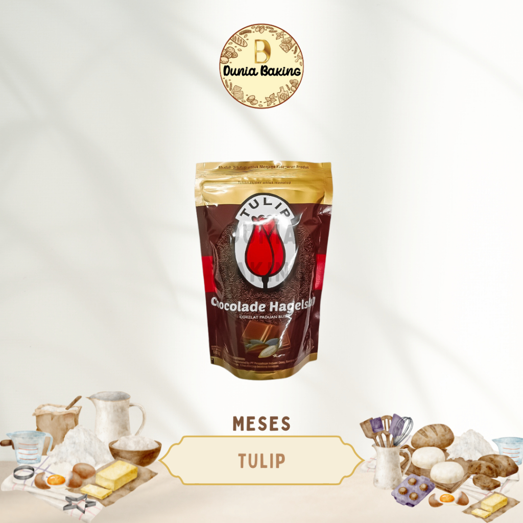 

Tulip Hagelslag Meses 500gr | Coklat butir tulip zip 500gr