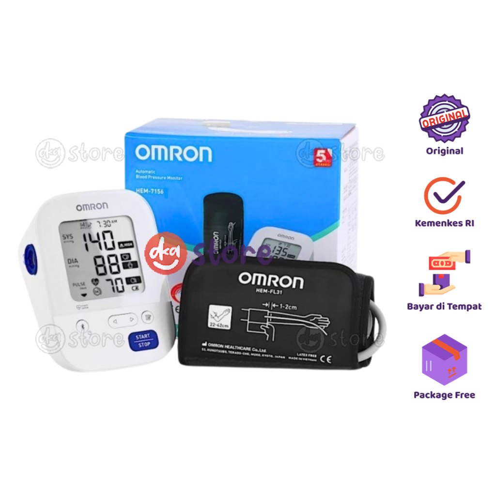 Tensimeter Omron HEM 7156 / Alat Tensi Digital HEM-7156 / Monitor Tekanan Darah Otomatis