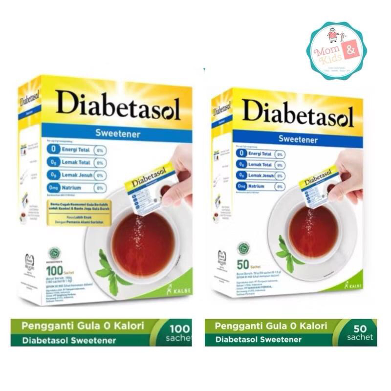 

DIABETASOL SWEETENER 50 100 SACHET | GULA DIABETES DIABETASOL