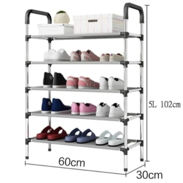 Rak Sepatu 5 Susun AXLO A-915 – Rak Serbaguna Penyimpanan Sepatu & Sandal