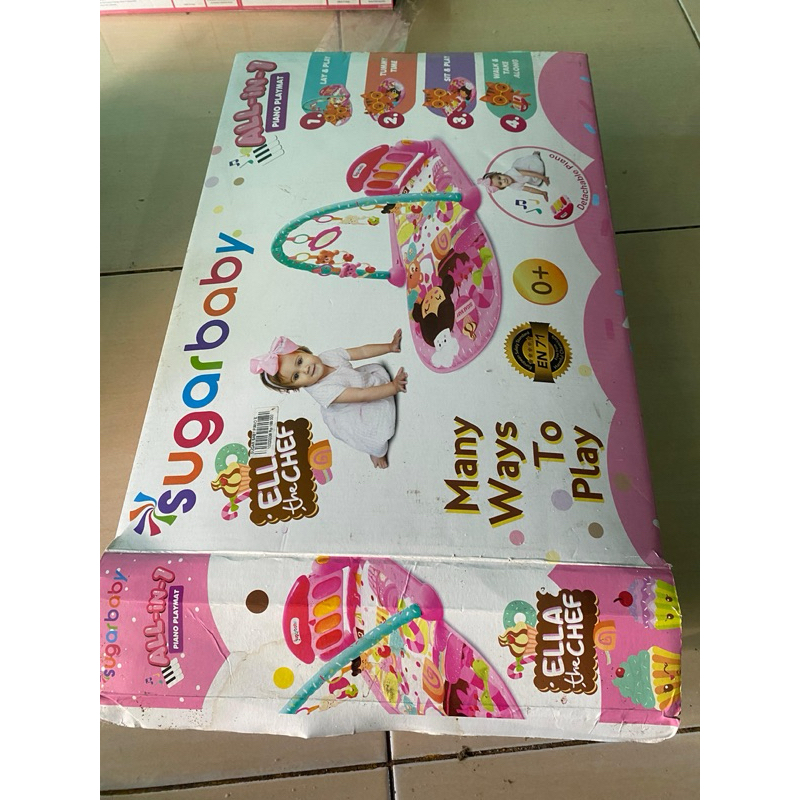 preloved Sugar baby All in 1 Piano Playmat / Playgym