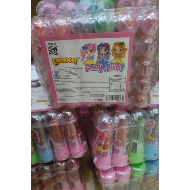 

candy lolypop lipstik belampu sepak isi 30pcs