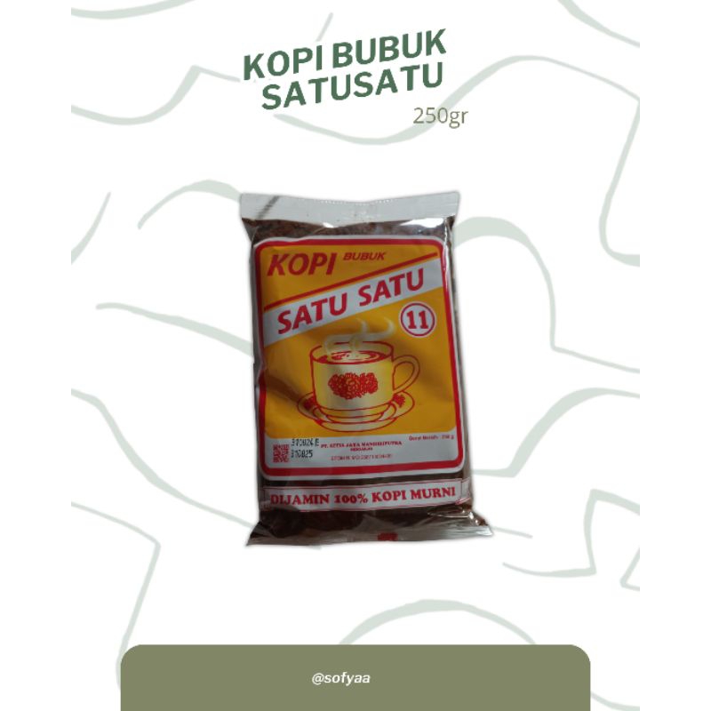 

Kopi Bubuk Satu Satu 250gr