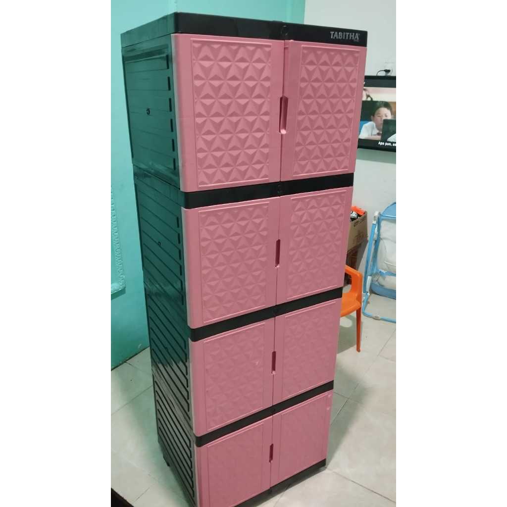 Lemari rak susun TABITHA lemari baju pakaian bisa bongkar pasang