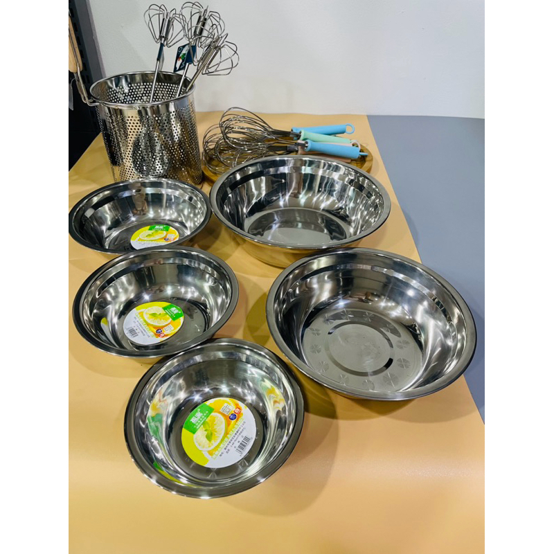 YaYa LP15  Mangkok Baskom Stainless Serbaguna/ Mangkok stainless kecil / Mangkok sop