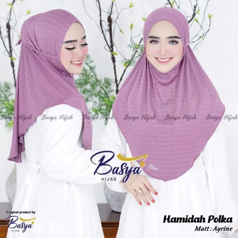 ** Basya Hijab ** Bergo Maryam Ayrine Original Basya Hijab