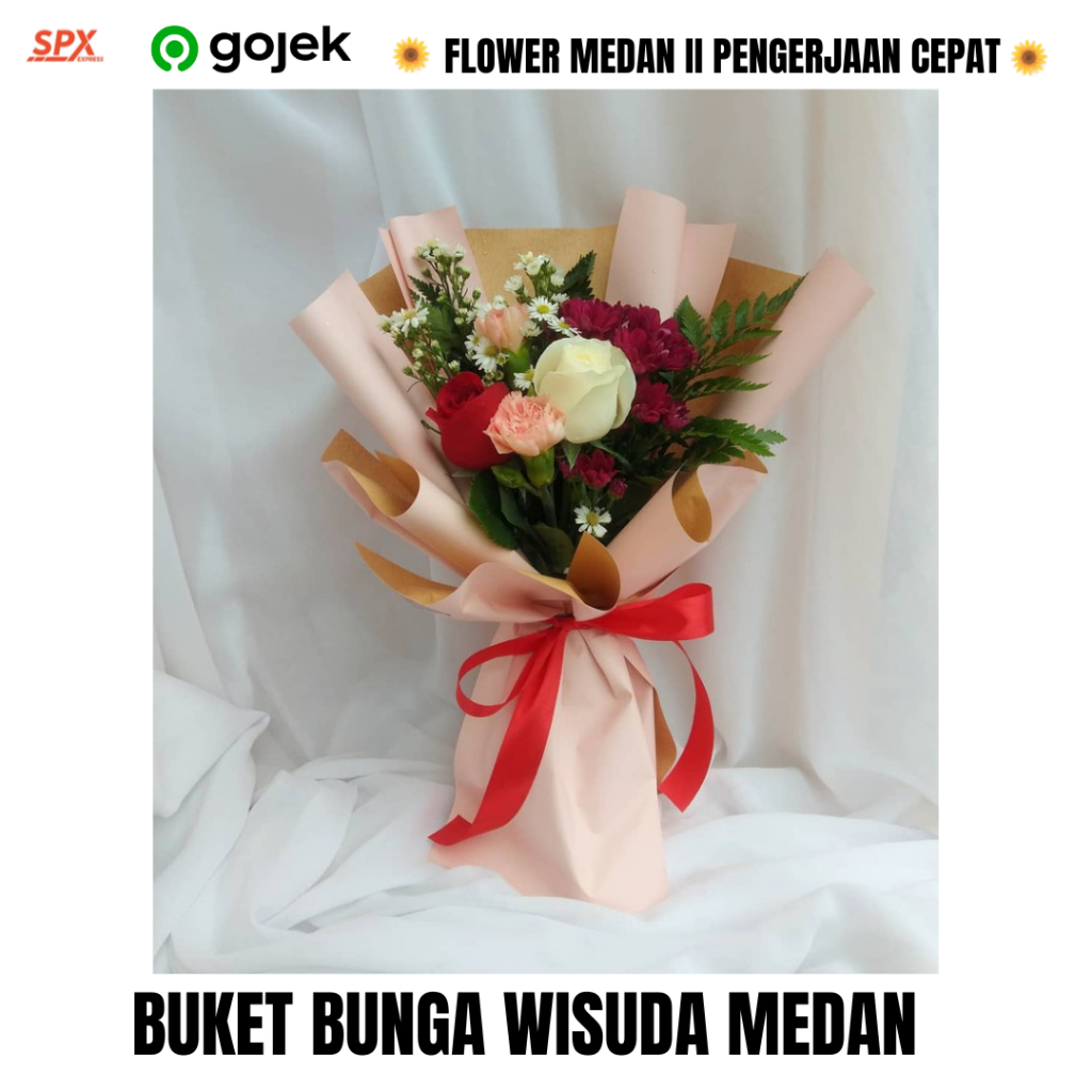 flower medan buket bunga asli wisuda anniversary pernikahan ulang tahun medan
