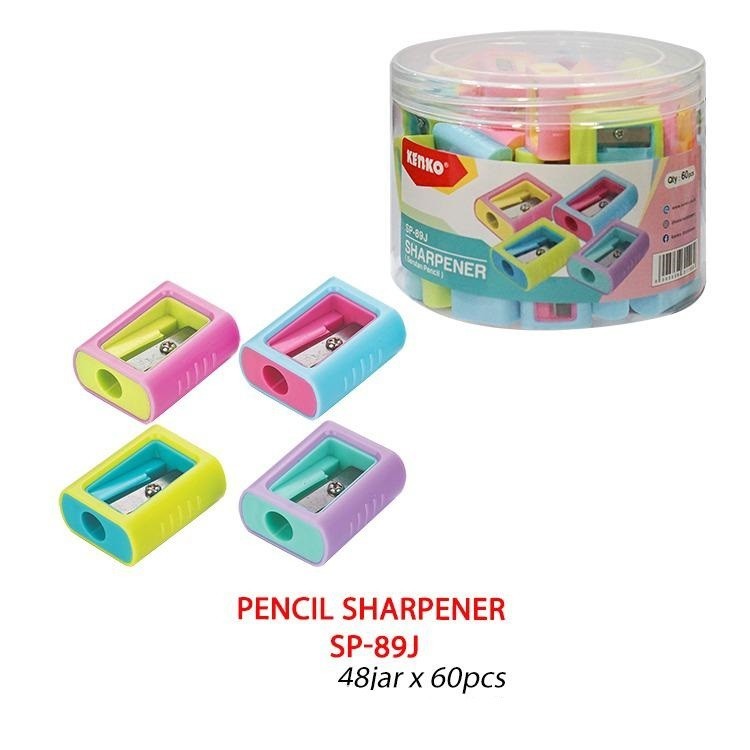 

Kenko Serutan Pensil SP-89J Original (1 PCS) / Pencil Sharpener Kenko SP-89J / Rautan Pensil Mini Warna Fancy Per Pcs
