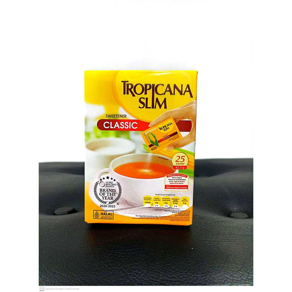 

Tropicana Slim Classic isi 25/ gula rendah kalori