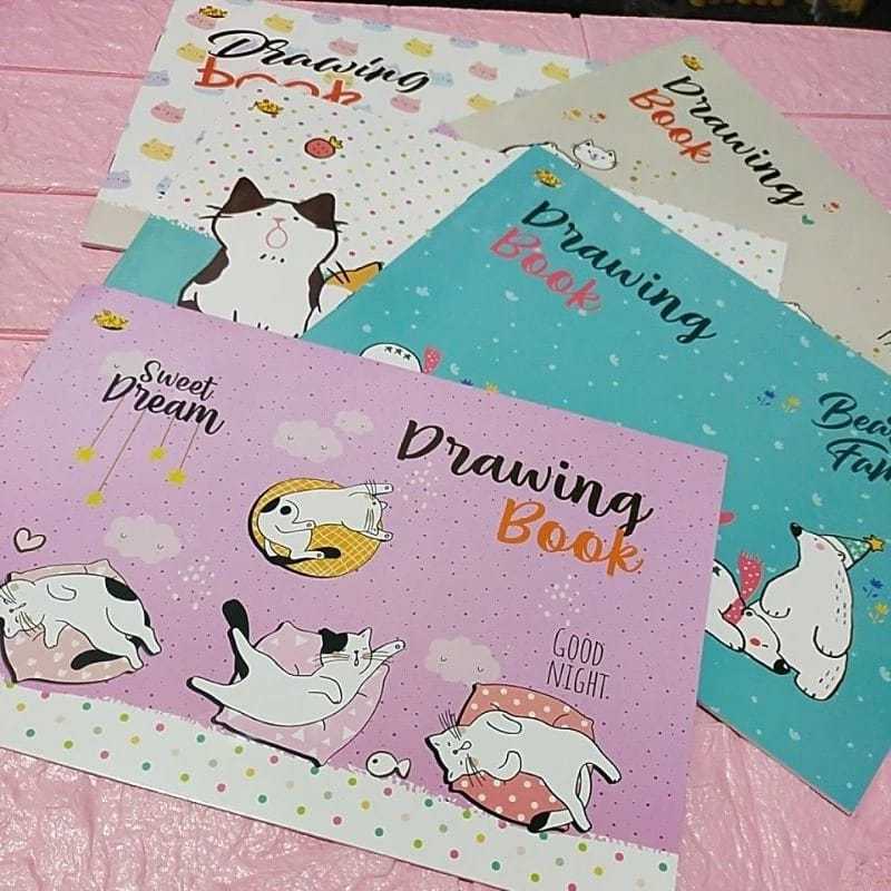 BUKU GAMBAR KIKY UKURAN A3, A4 ,BESAR,TANGGUNG