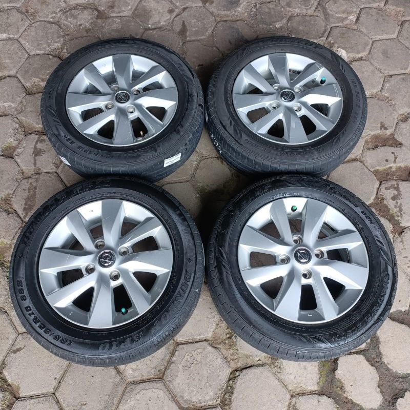 Velg Mobil Bekas Original Std Livina Ring 15 Lebar 5.5 pcd 4x114.3 Ban 185 65 R15