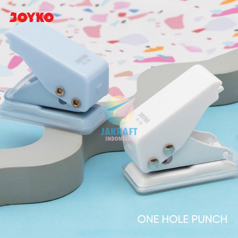 

(1 Pcs) Punch Kertas Kartu 1 Lubang JOYKO PU-36 Pembolong Pelubang Perforator Paper Single Hole