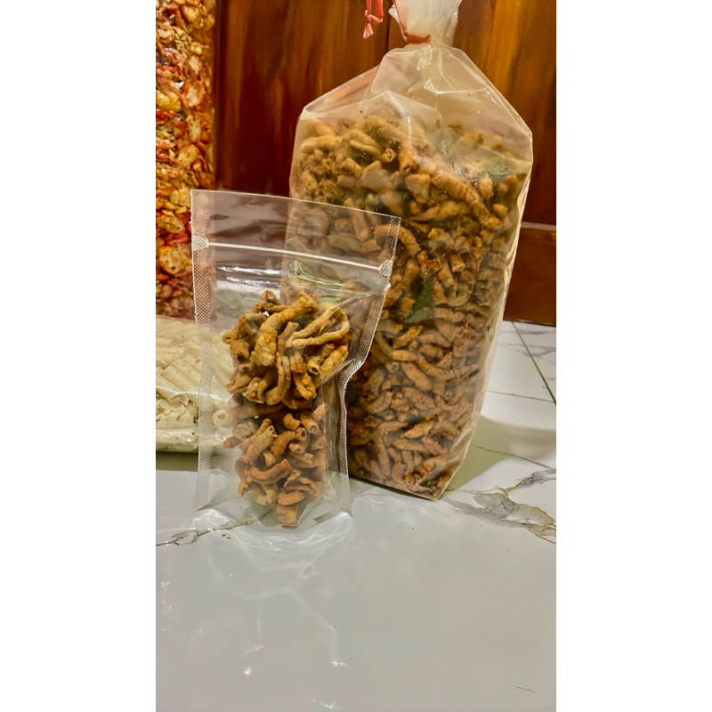 

Usus Ayam Crispy Pedas Daun Jeruk 1kg