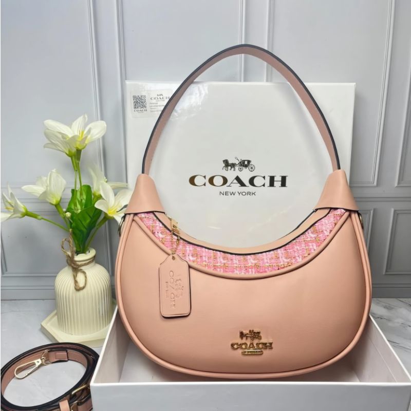 Tas Coach New York - Bailey Patents Tweed