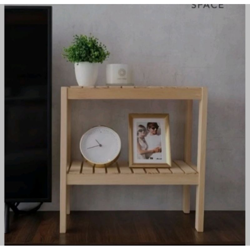 rakk susun 2 tingkat/rak sepatu/rak minimalis/rak kayu murah/rak 2 tingkat/rak penyimpanan