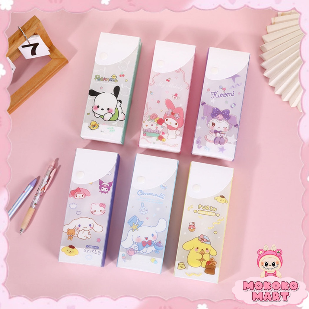 

MM Kotak Pensil Mika Karakter Lucu Tempat Pensil Plastik Transparan Kuromi Tempat Alat Tulis KP09