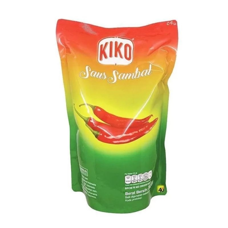 

KIKO Saus Sambal 1 Kg - Chilli Sauce - Saus Sambel Refill Pouch 1kg