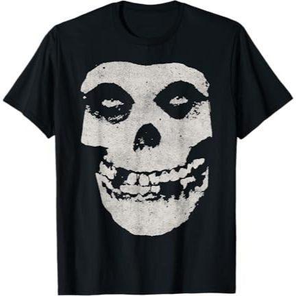 BAJU KAOS Misfits Distressed Skull T-Shirt - Baju Misfits - Kaos Misfits - Kaos Band Misfits