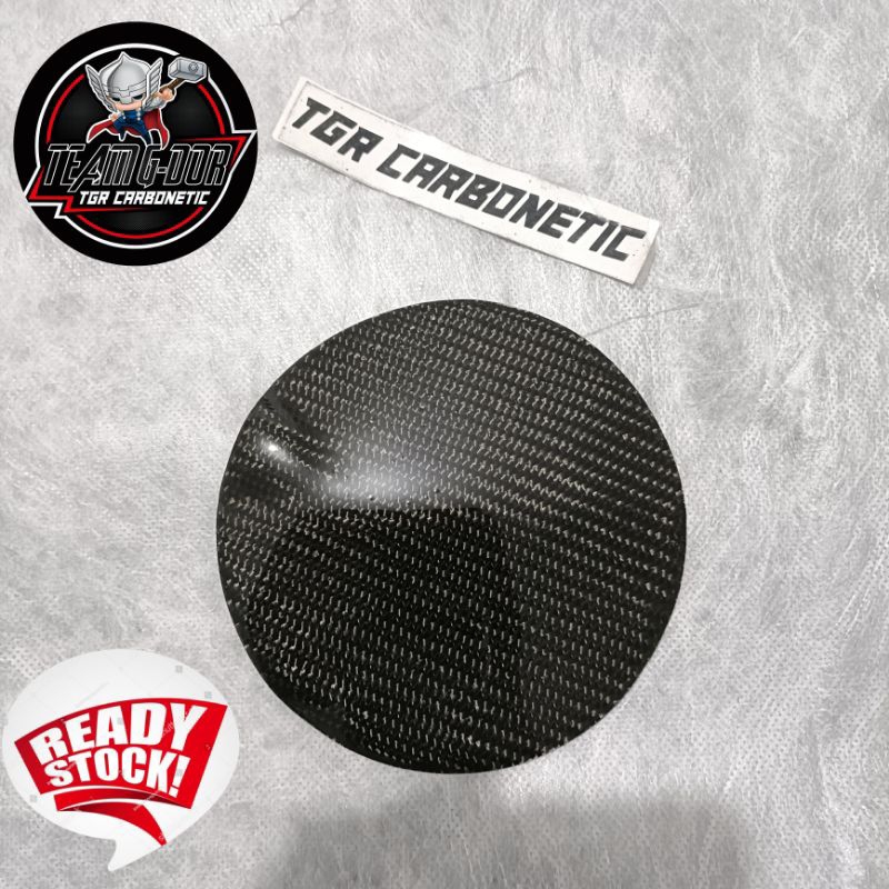 cover tempel tutup tangki tengki bensin carbon kevlar honda jazz gd3 gd 3 2003-2007
