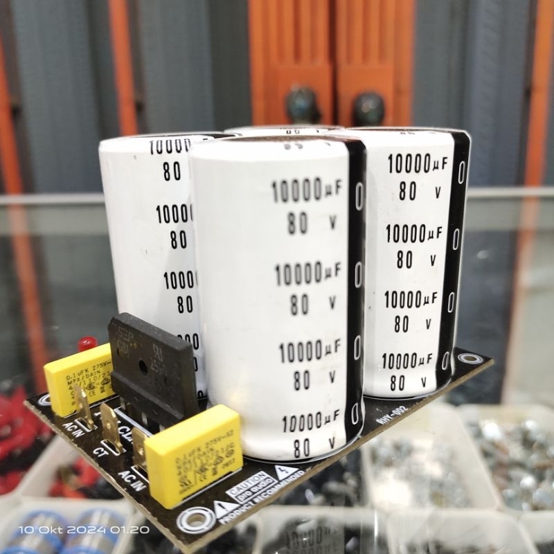 KIT PSU 4 ELCO + ELCO NICHICON PUTIH 10000UF 80V