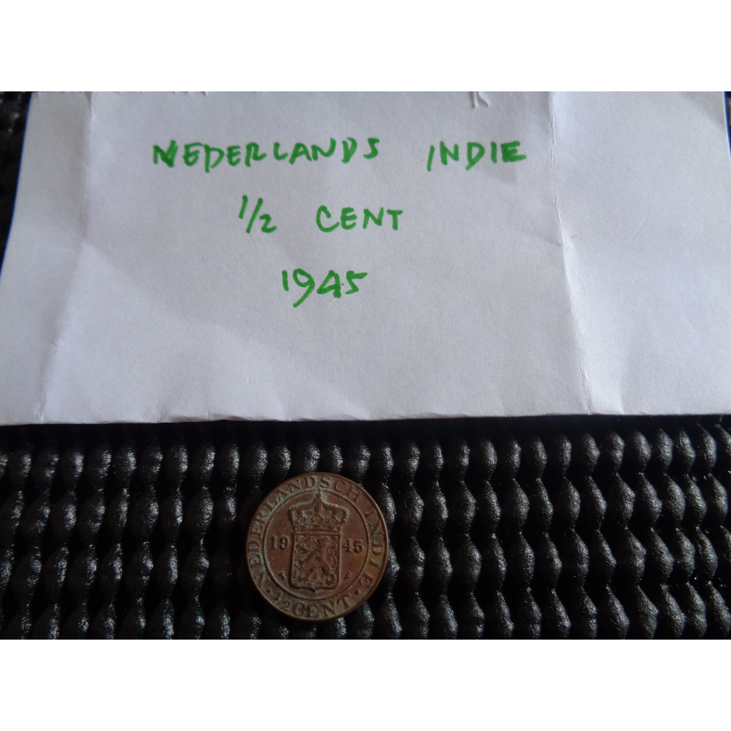 Nederlandsch Indie 1/2 Cent 1945