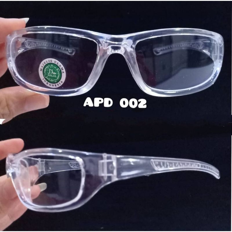 kacamata safety kacamata sport bening Apd002