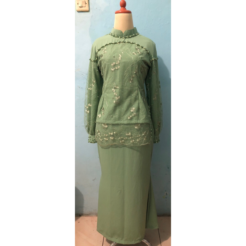 Jahit Online//Setelan Gamis//Rok duyung//blouse brukat//bridesmaid