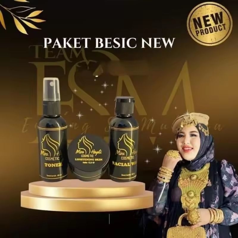 MIRA HAYATI KOMESTIK VIRAL - Paket Basic Skincare 3 Item