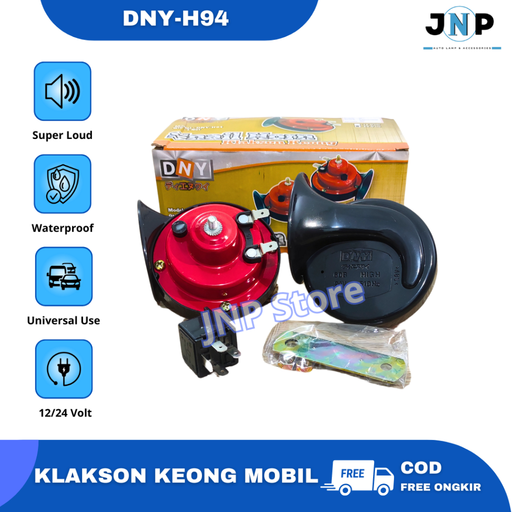 DNY Klakson Keong / Klakson Mobil 12/24 Volt H-94