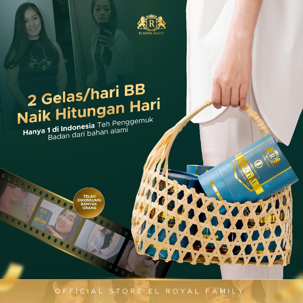 El Royal Weight Gain Tea Ori Teh Penambah Berat Badan Asli
